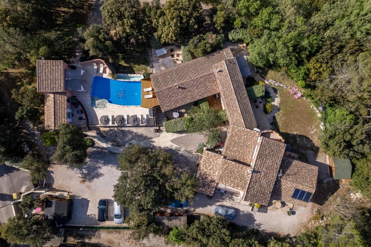 La Rose Des Vents & Spa - Gite Provence Neoules Exterior photo
